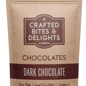 crafted bites & delights dark chocolate